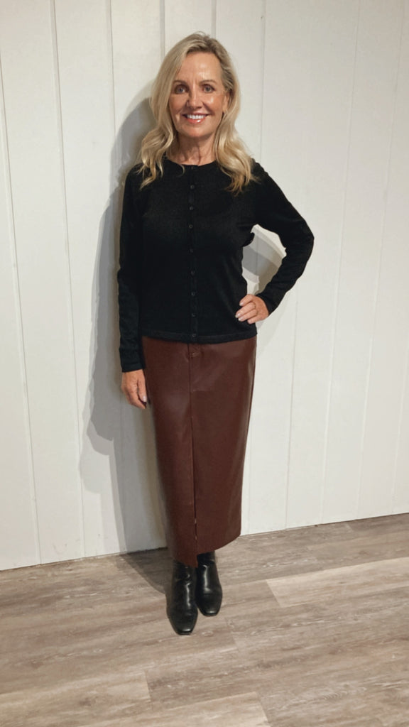 Saint Tropez Mila Cardigan Black