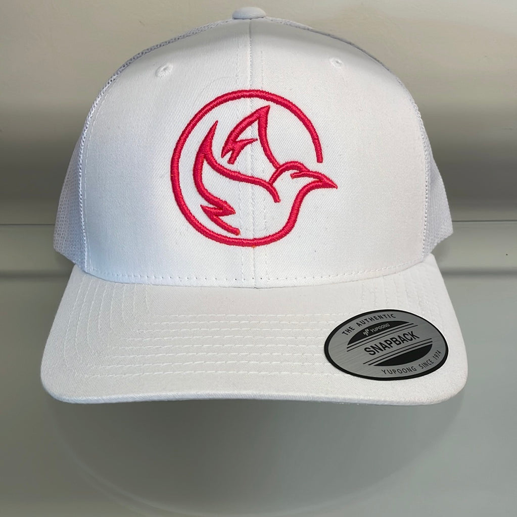 Birds Golf The Man White W Pink Logo