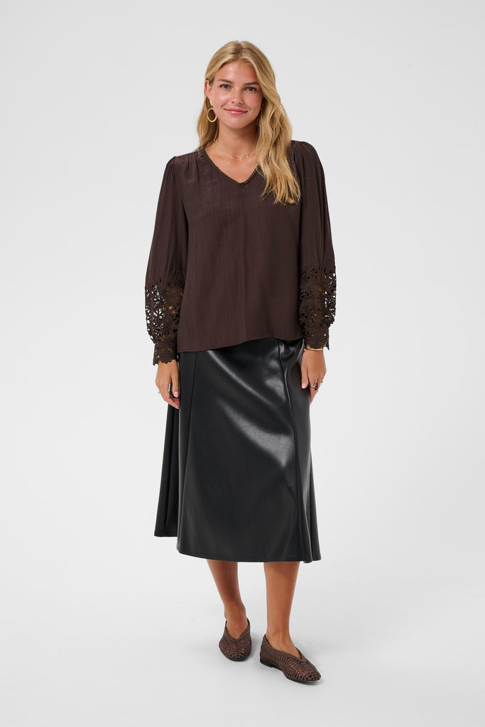 Cream Tina Blouse Java