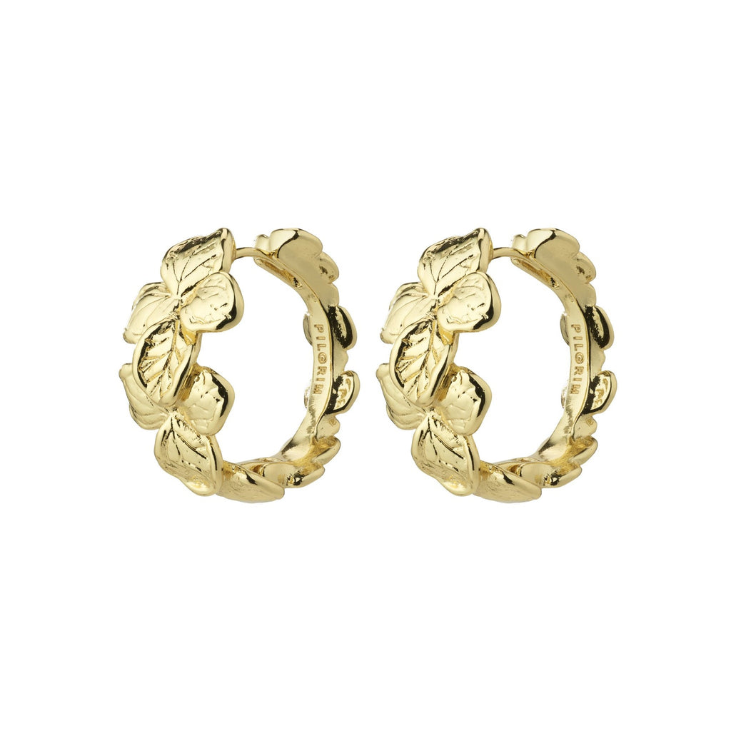 Pilgrim Echo Hoop Earring Gold