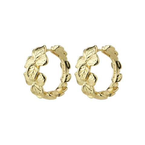 Pilgrim Echo Hoop Earring Gold