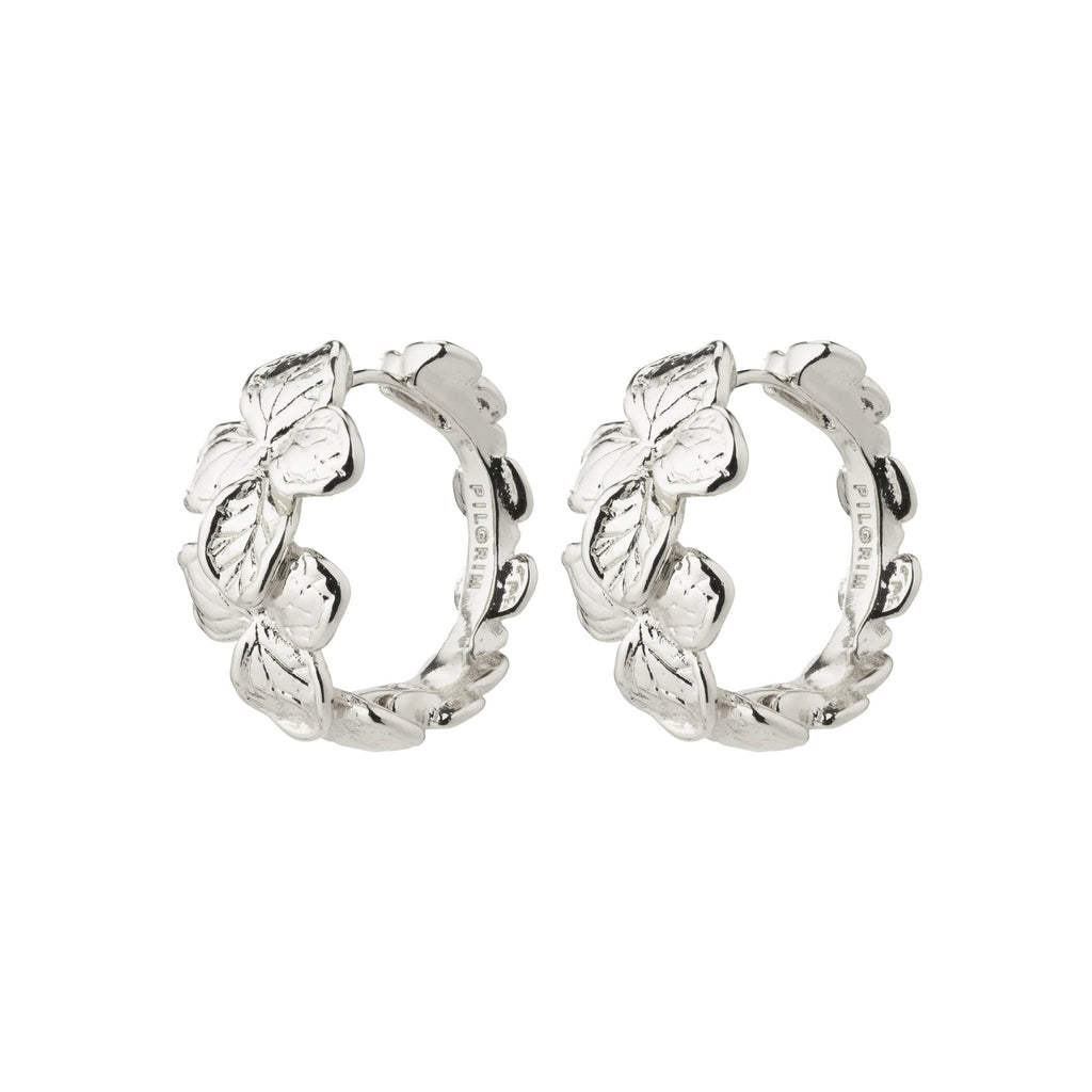 Pilgrim Echo Hoop Earring Silver