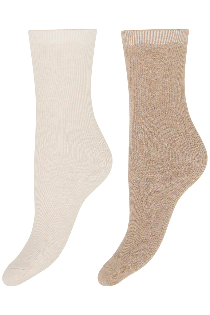 B Young Viscosy Socks Nature