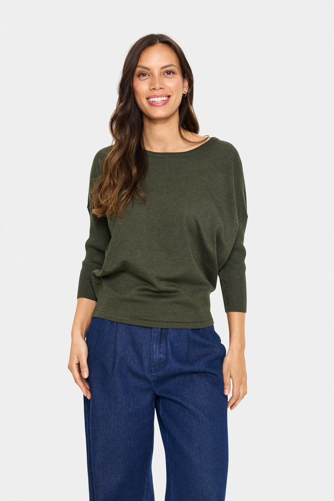 St Tropez Mila Rndnk Army Green