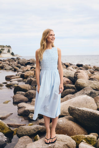 St Tropez Rosagisla Dress Cerulean