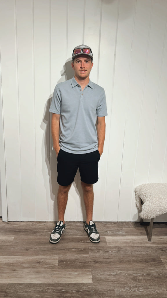 Hedge Ottoman SS Polo Lt Blue