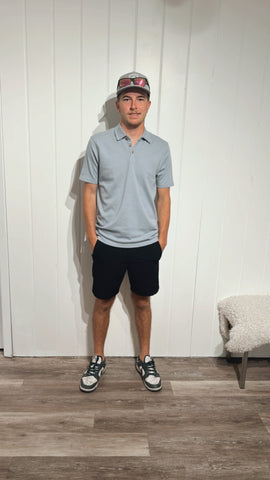 Hedge Ottoman SS Polo Lt Blue