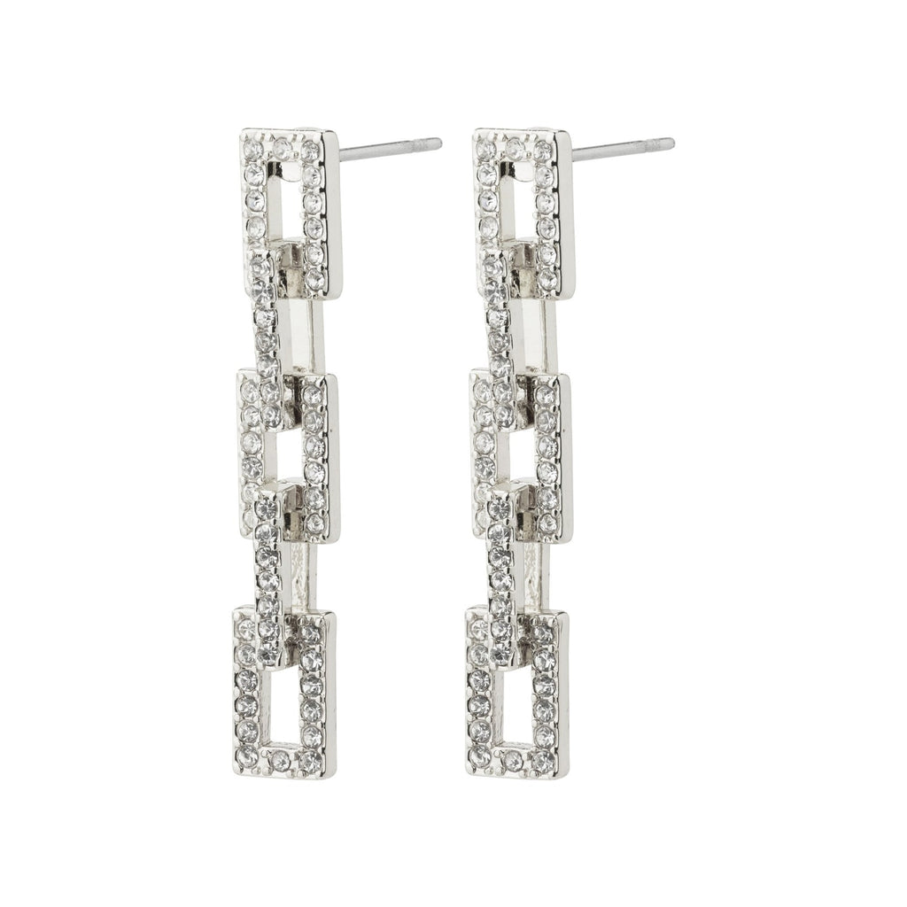 Pilgrim Coby Crystal Earring Silver