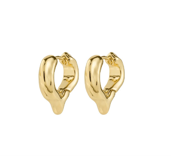 Pilgrim Fire Earrings Gold