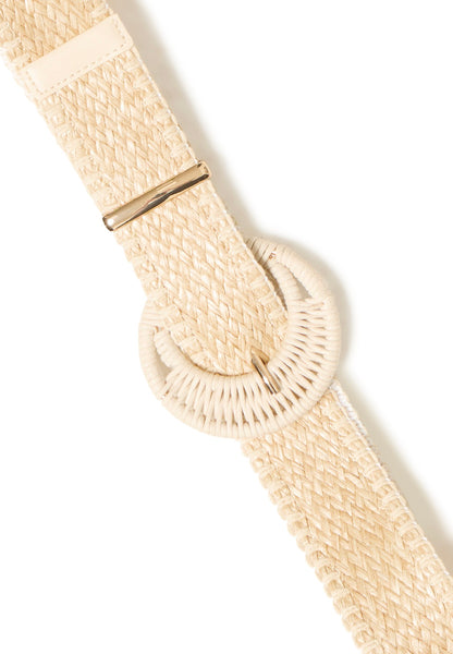 Ichi Ve Straw Belt Natural
