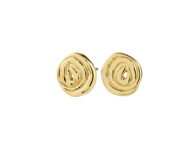 Pilgrim Air Stud Ear Gold
