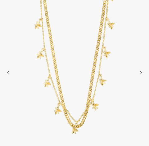 Pilgrim Riko 2in1 Necklace Gold