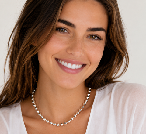 Pilgrim Air Necklace Silver