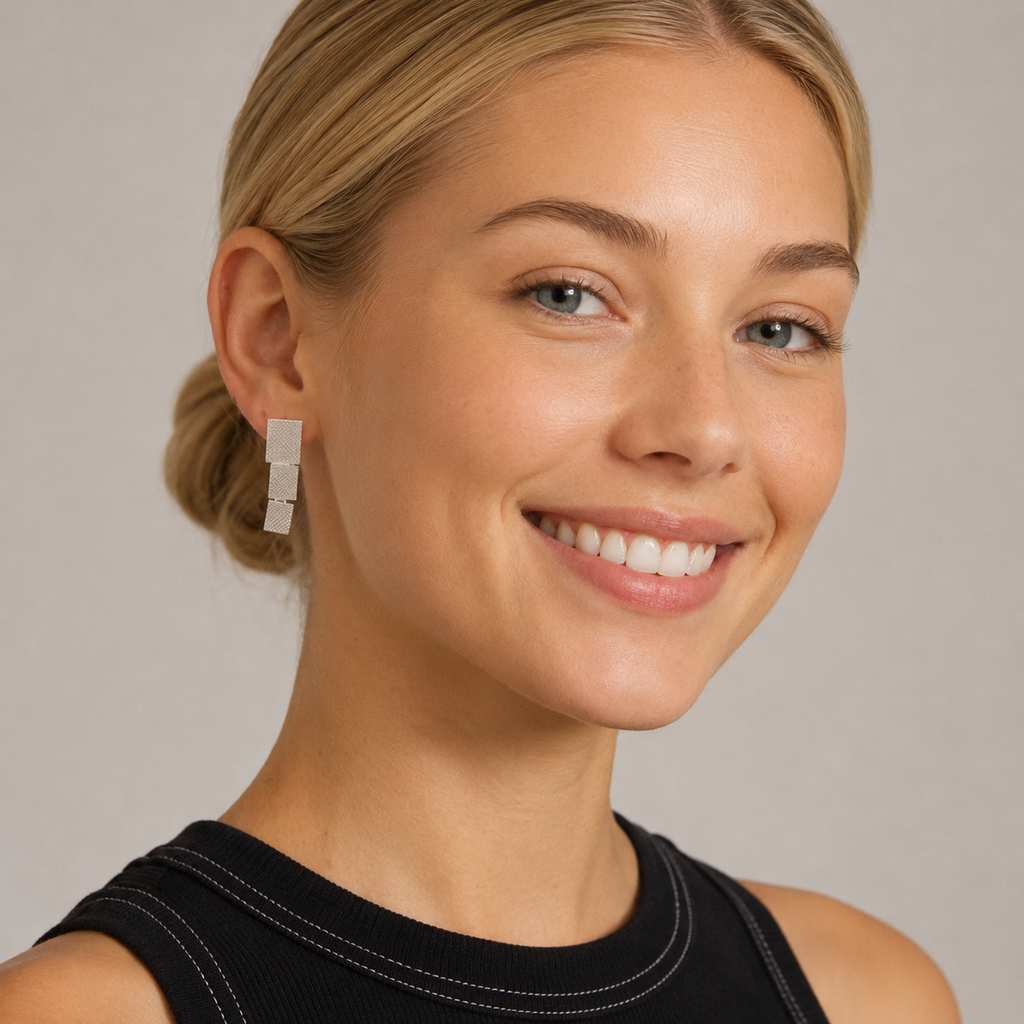 Pilgrim Klaudia Earrings Silver