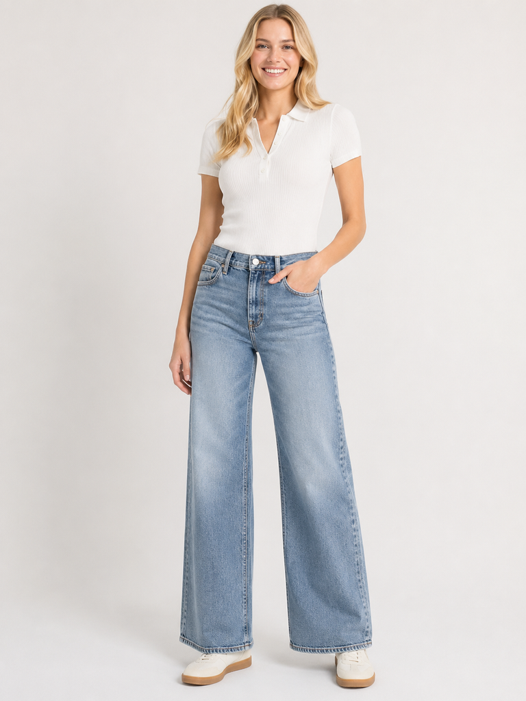 Silver Suki Wide Leg Weston