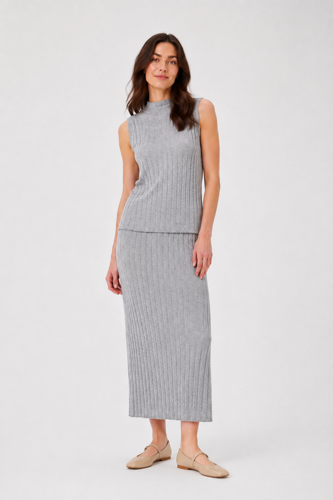 Culture Koba Skirt Grey
