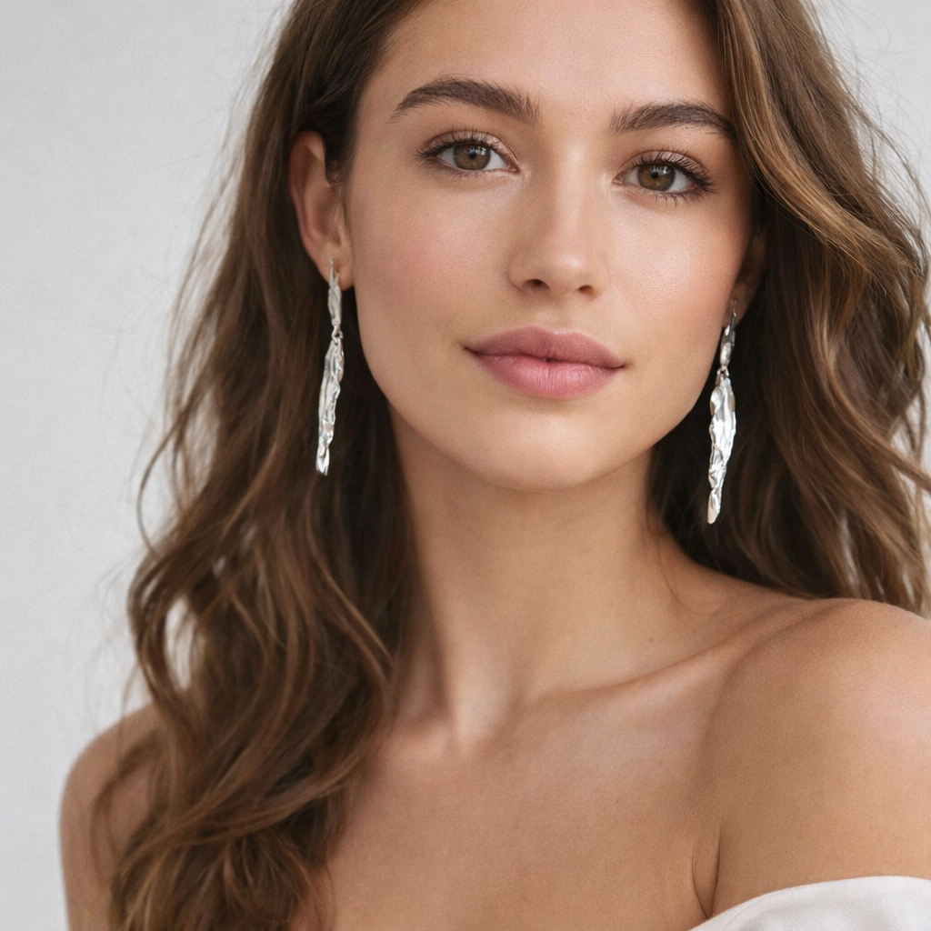 Pilgrim Feel Recycled Earring Silver