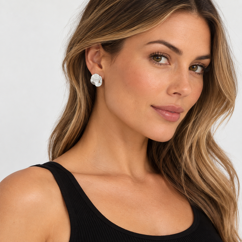 Pilgrim Sparkle Earring Silver