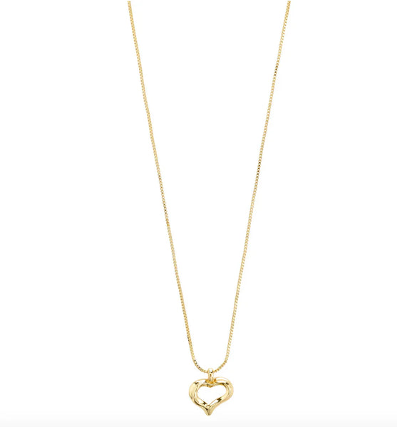 Pilgrim Iris Necklace Gold