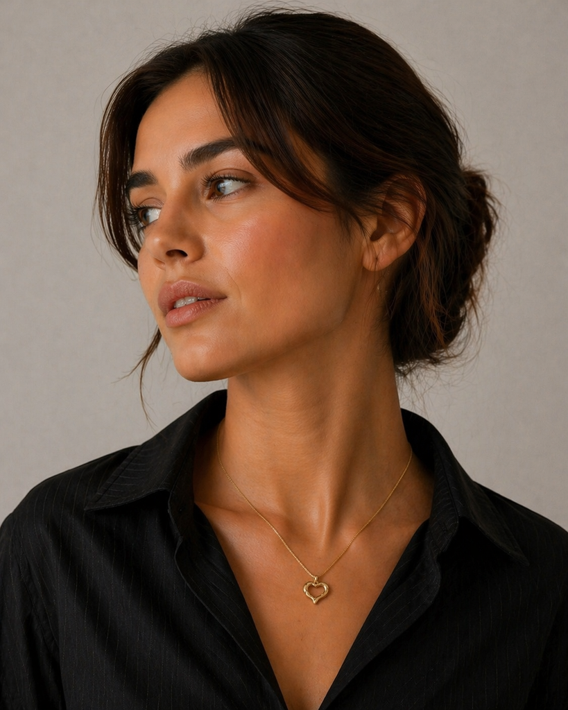 Pilgrim Iris Necklace Gold