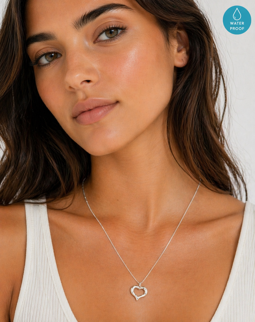 Pilgrim Iris Necklace Silver