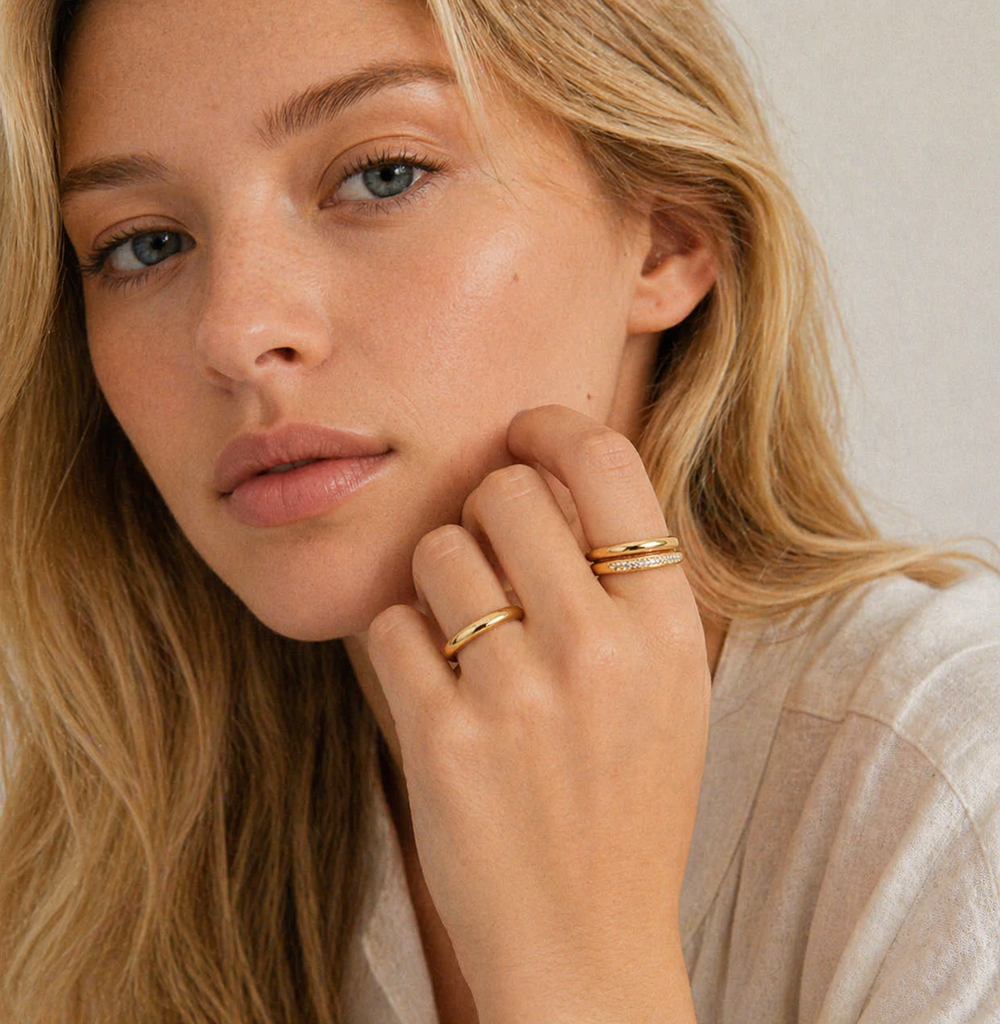 Pilgrim Bloom 3in1 RIng Gold