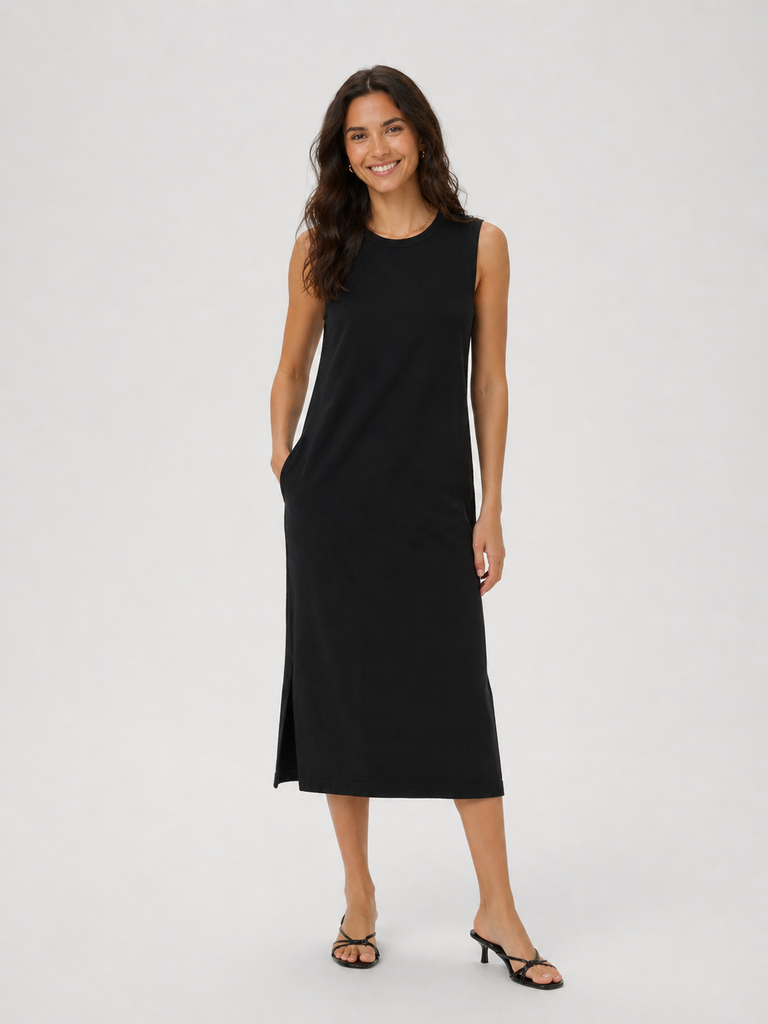 St Tropez Mila SL Dress Black