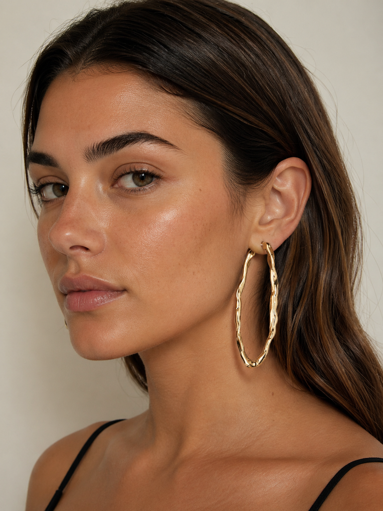 Pilgrim Timber Earrings Gold