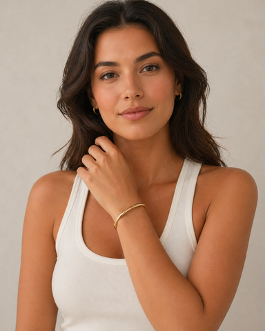 Pilgrim Harrison Bangle Gold