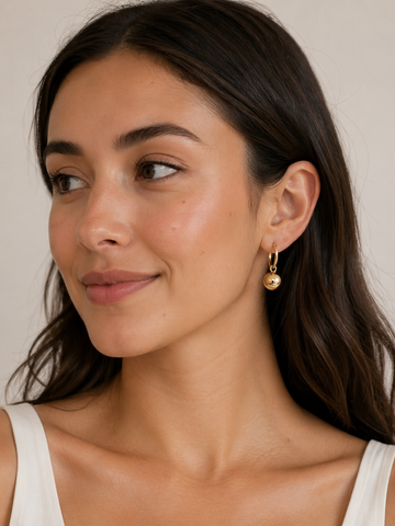 Pilgrim Air Earrings Gold