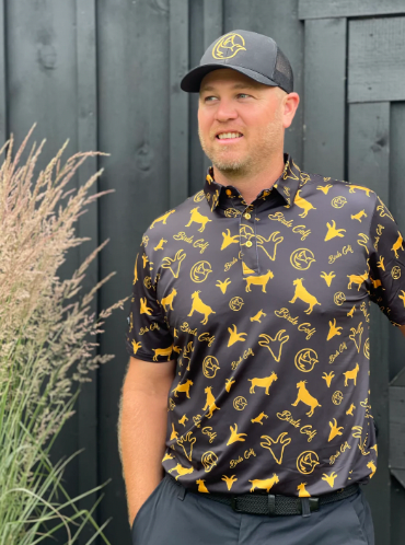 Birds Golf Goat Black/Gold