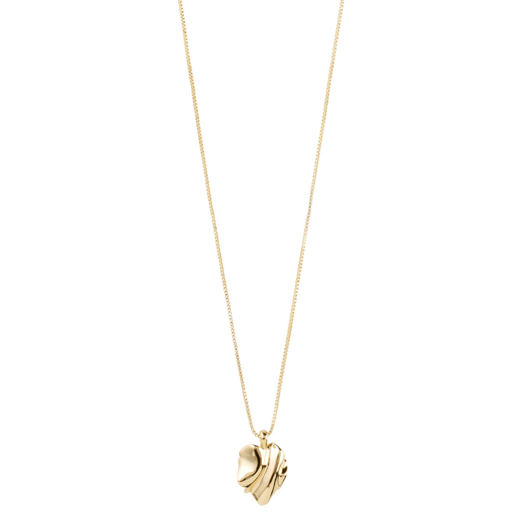 Pilgrim Em Wavy Necklace Gold