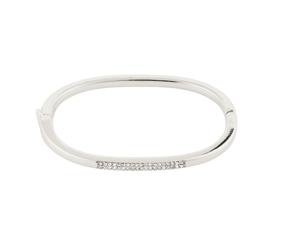 Pilgrim Star Bangle Silver