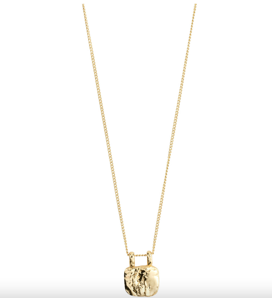 Pilgrim Bloom Coin Necklace Gold