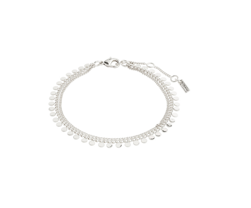 Pilgrim Bloom Bracelet Silver