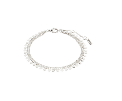 Pilgrim Bloom Bracelet Silver