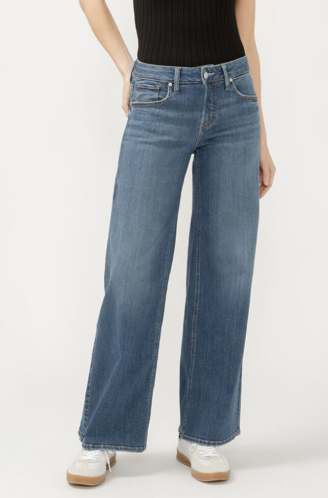 Silver Suki Wide Leg Paloma