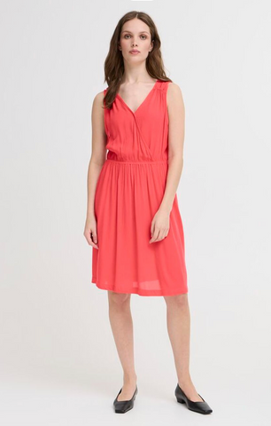 Ichi Marrakech Slvls Dress Geranium