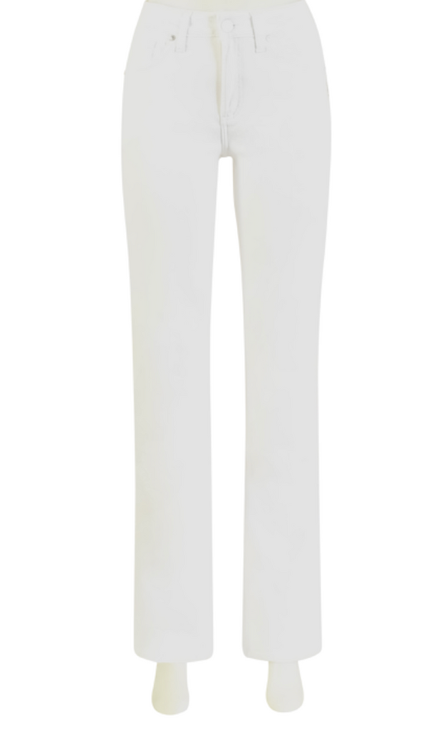 Silver Avery Trouser White