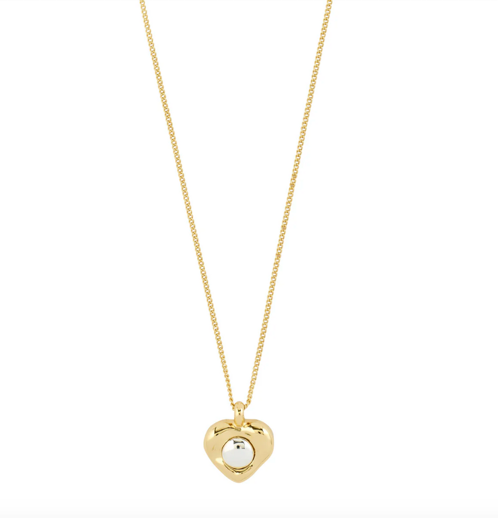 Pilgrim Nova Heart Necklace Gold