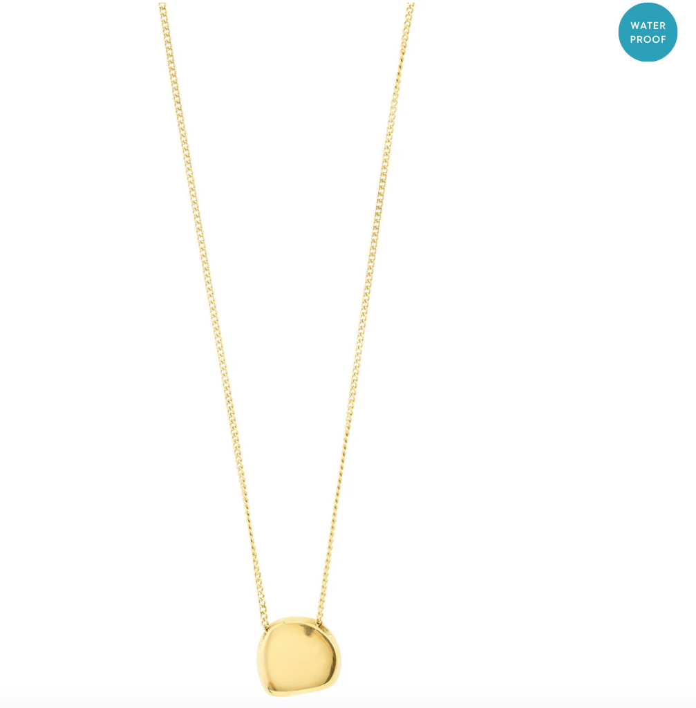 Pilgrim Presence Coin Necklace Gold