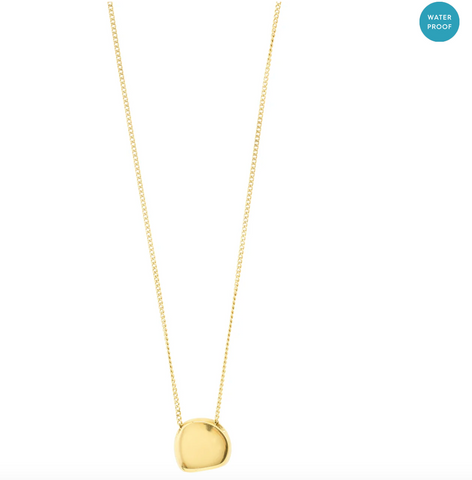 Pilgrim Presence Coin Necklace Gold