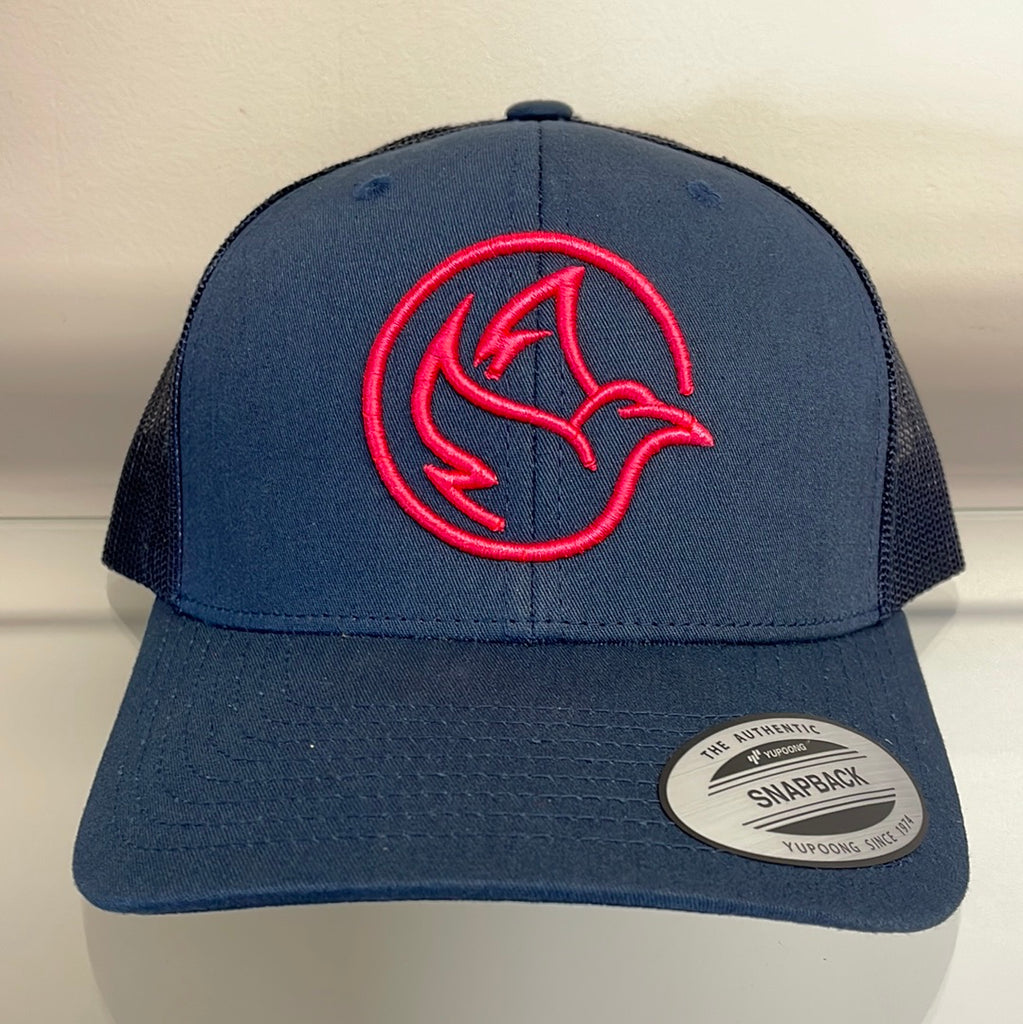 Birds Golf The Man Navy W Pink Logo