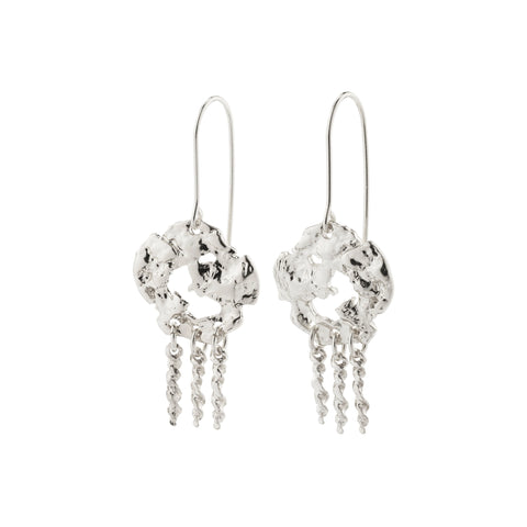 Pilgrim Smile Earrings Silver