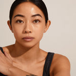 Pilgrim Tina Crystal Pearl Stud Gold
