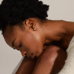 Pilgrim Tina Crystal Pearl Stud Silver