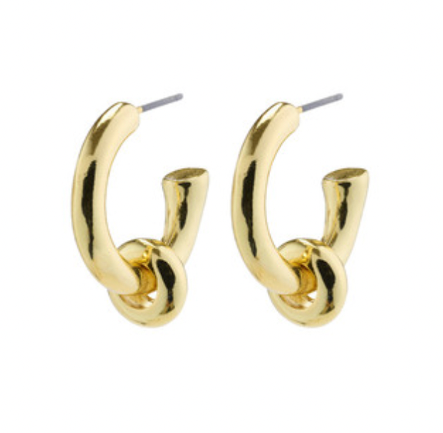 Pilgrim Hopeful Hoop Earring Gold