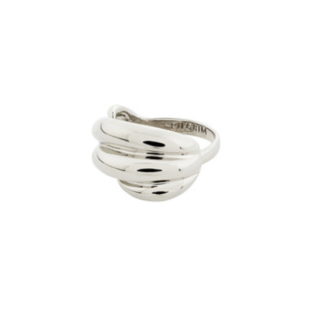 Pilgrim Courageous Twirl Ring Silver