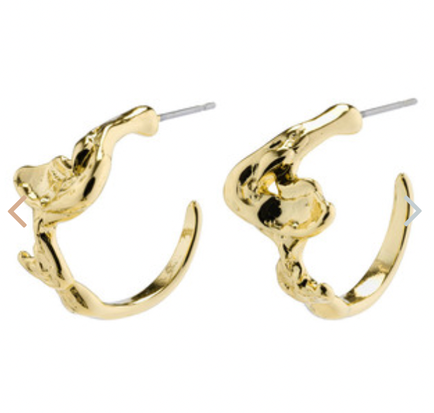 Pilgrim Tess Hoop Earrings Gold