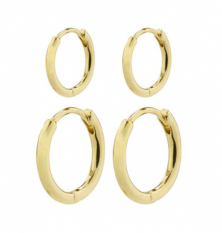 Pilgrim Ariella Set Earrings Gold